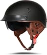 Kask motocyklowy z goglami ochronnymi