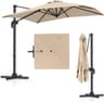 COSTWAY Parasol ogrodowy 250x250