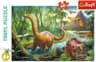Puzzle z motywem drogi dinozaurów