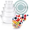 com-four® zestaw misek z pokrywkami